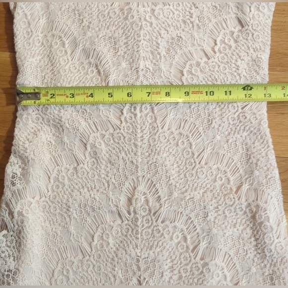 Intimately Free People Lace Peek a Boo Dress in ivory blush - size XS - Picture 8 of 11